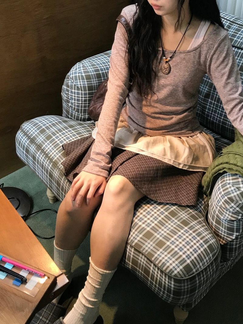 mari layered frill t-shirts
