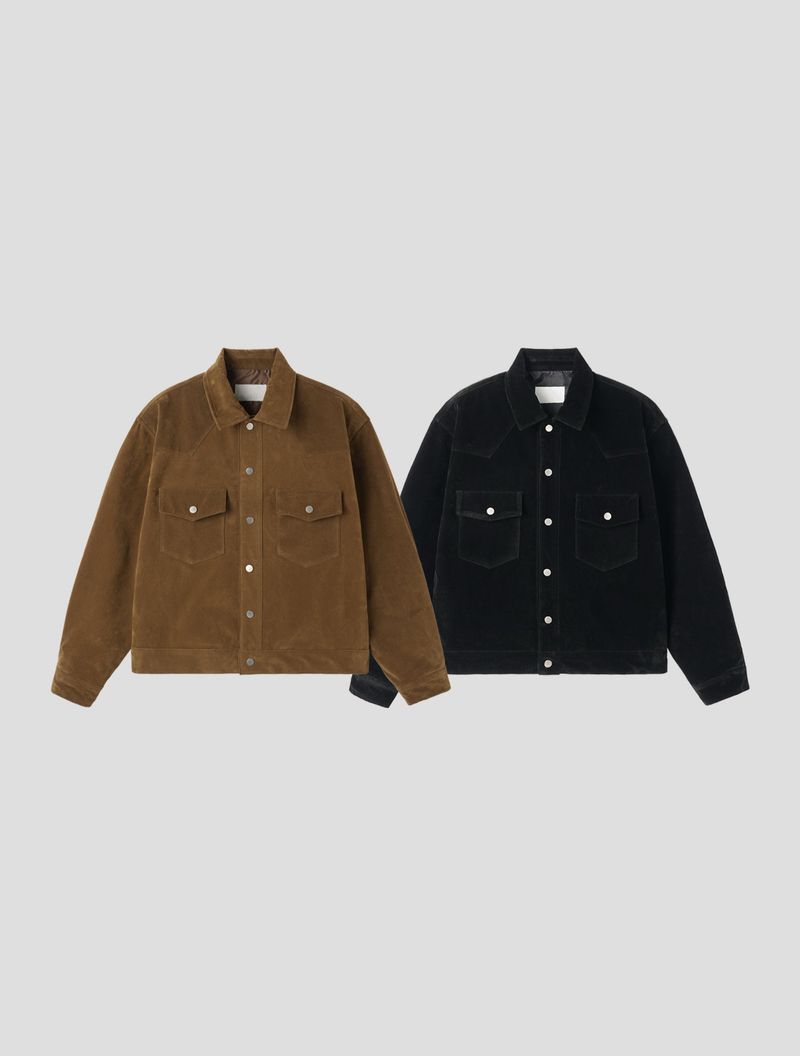 Tony western cropped suede jacket