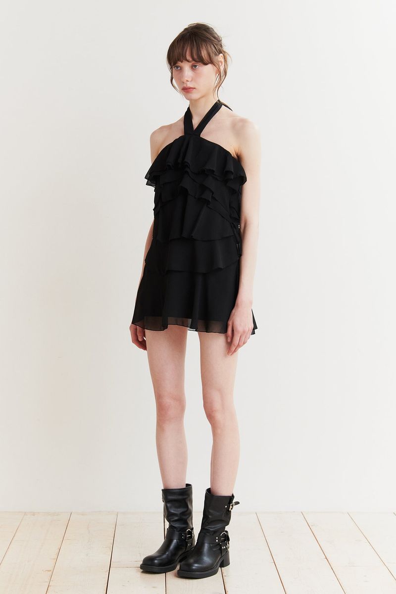 BALLON DRESS black