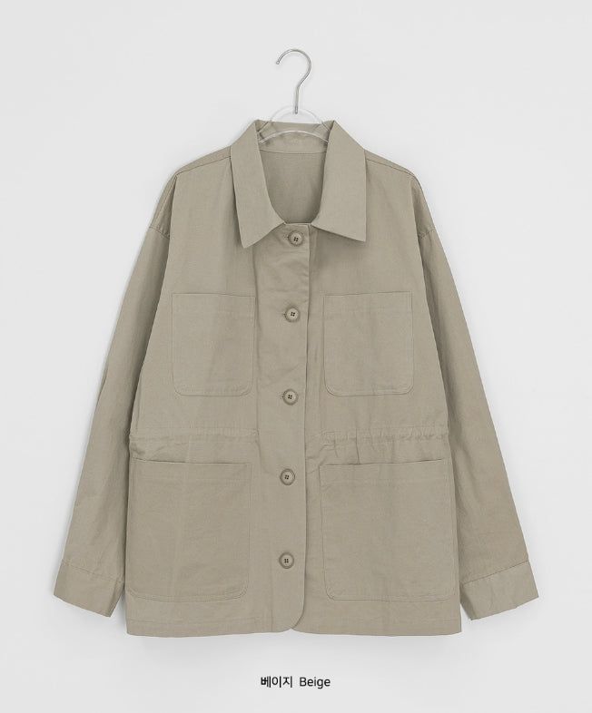 Tiol Cotton Collar Bomber Jacket