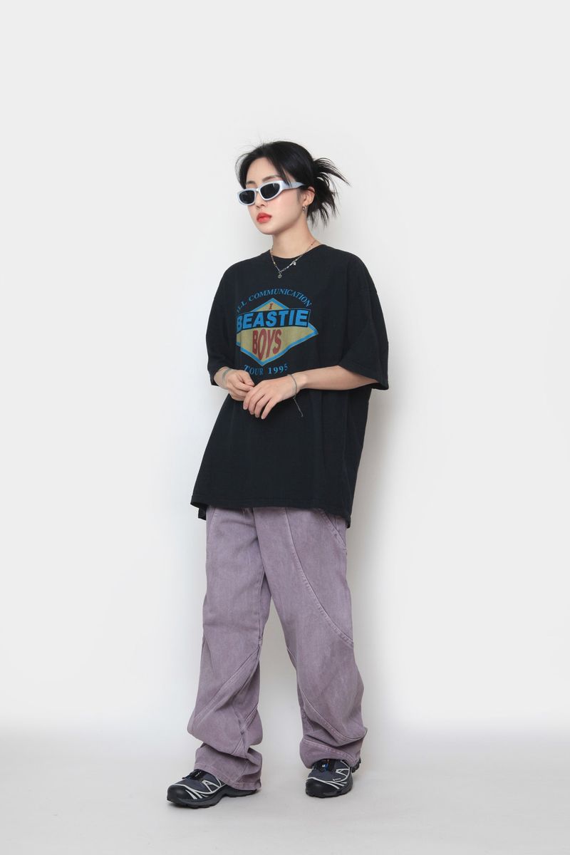 Wave Pigment Denim Pants
