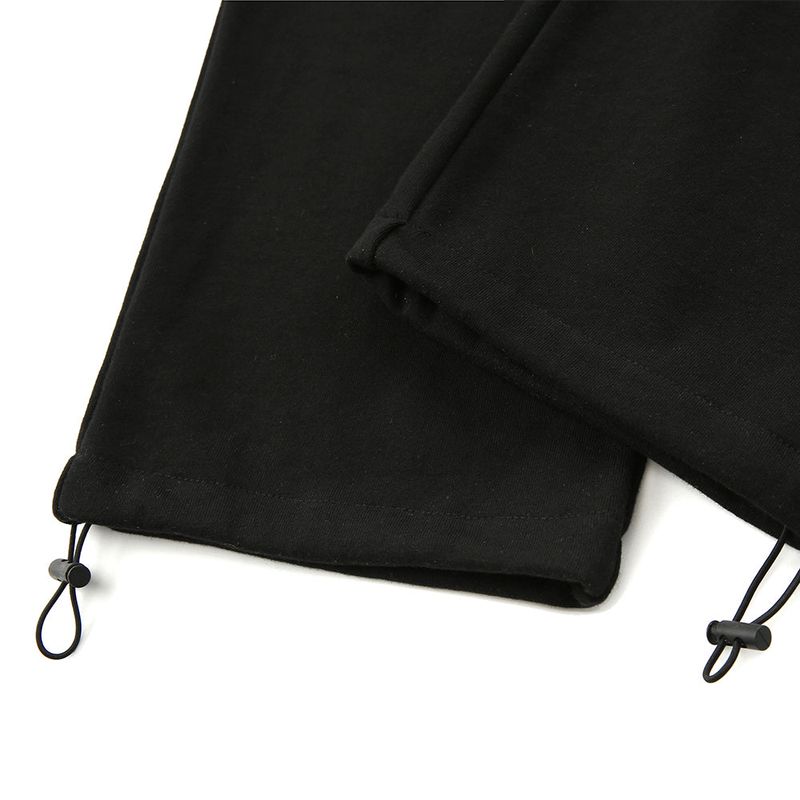 1 0 punk girl jogger pants - BLACK