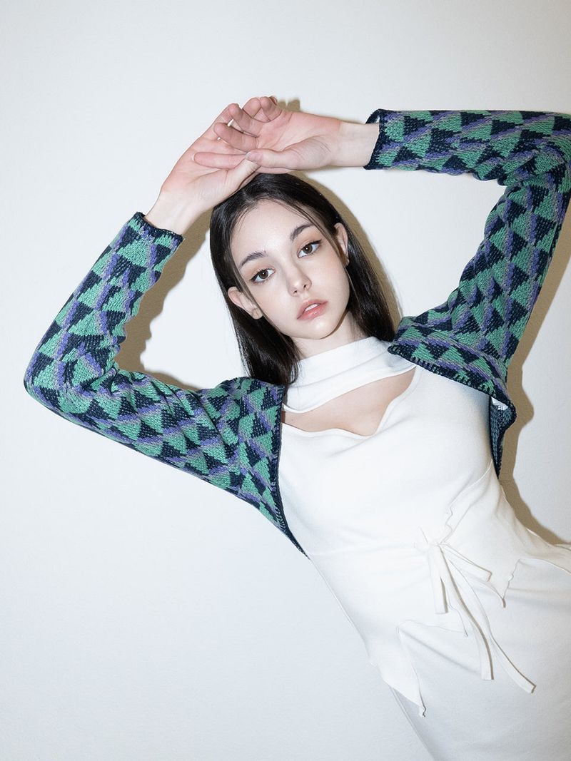 Squid Knit Bolero (GREEN)