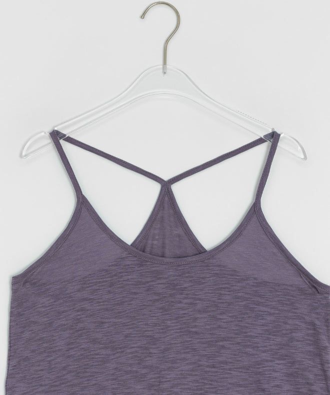 Myohil Slub Layered Sleeveless Bustier
