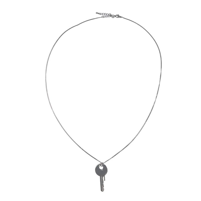 key charm necklace