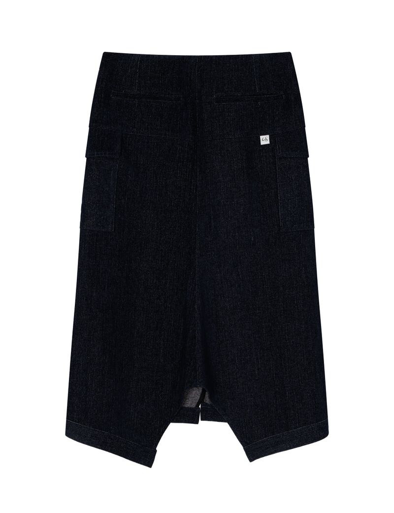 SOFT POCKET SKIRT(NAVY)