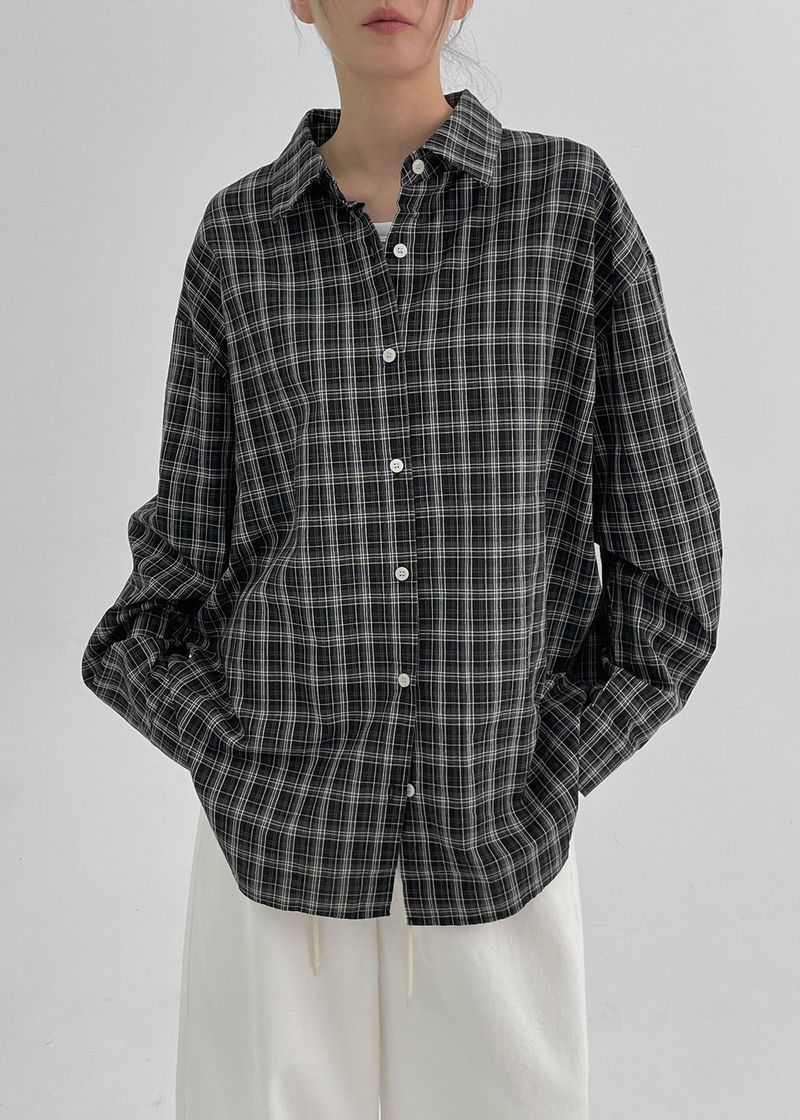 [MADE] Cottage Loose Fit Check Shirt