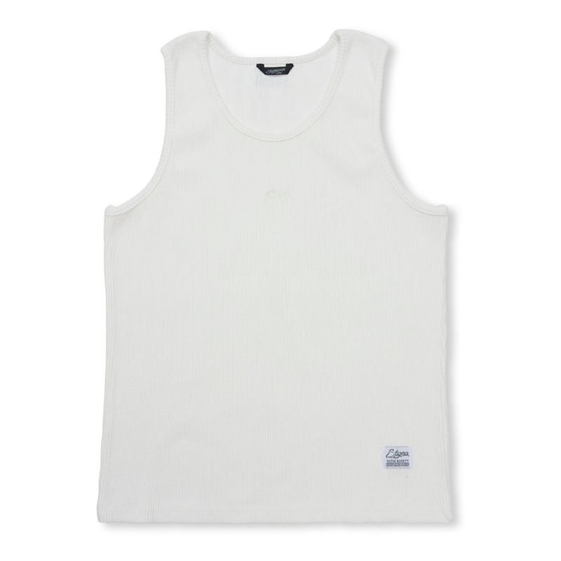 Muscle Fit STGM Logo Sleeveless Black / White