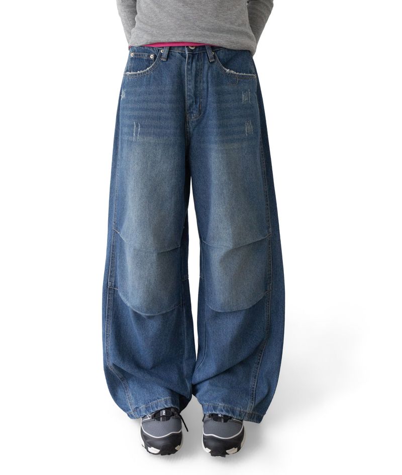 un:tyl(オンタイル)の「(Unisex) Andy Vintage Curved Denim(Pants)」