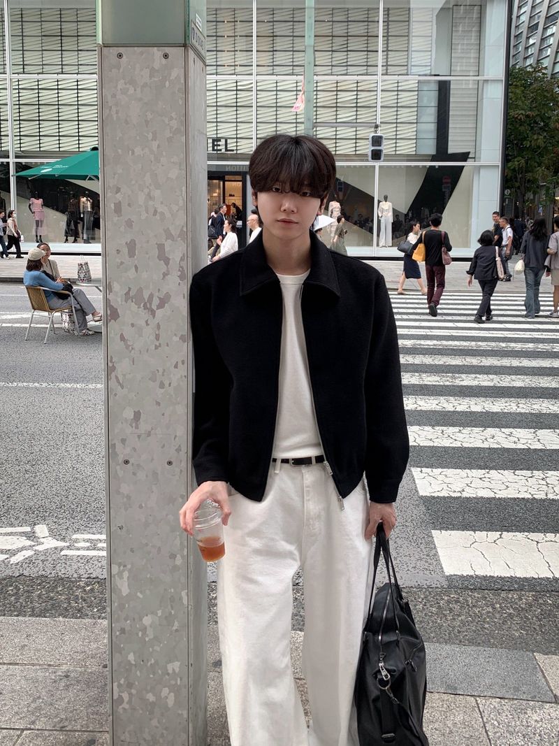 [Premium] Laurent Herringbone Wool Jumper