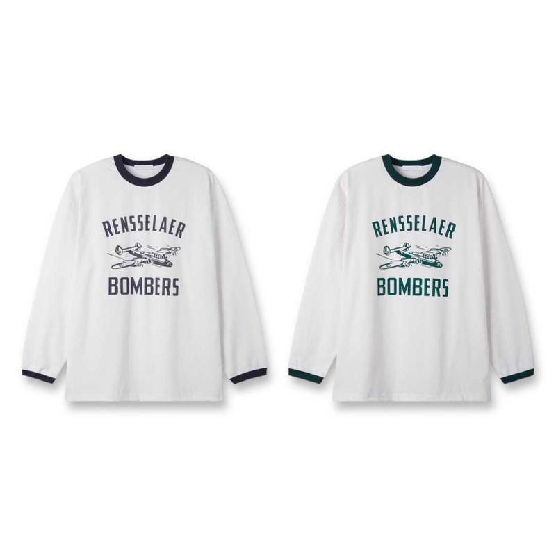 Bomber Vintage Ringer Long Sleeve Tee