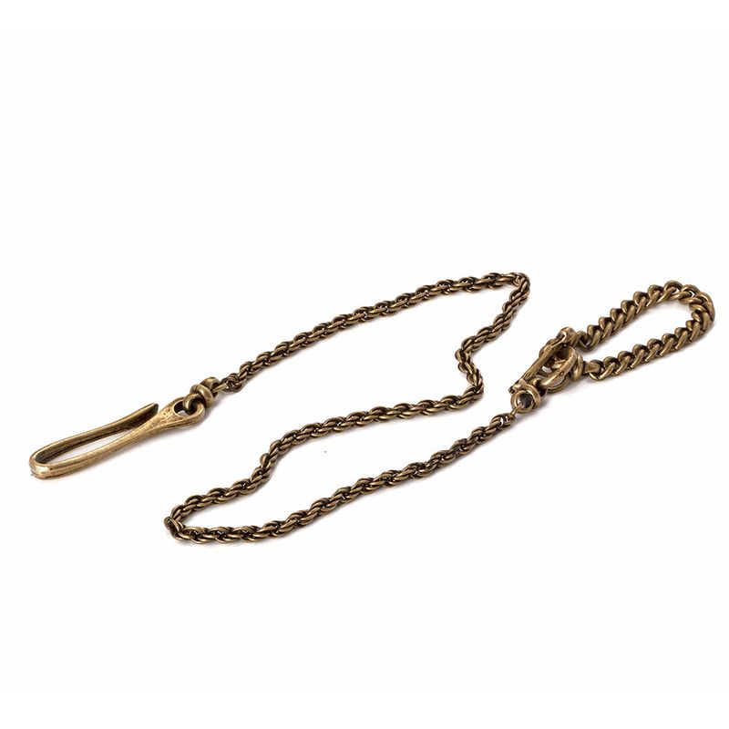 SVC-506 Antique Silver Rope Keychain