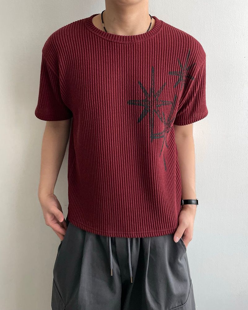 Bloom Crop Short Sleeve Knit