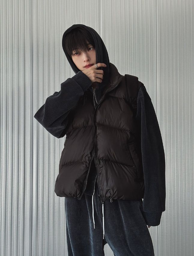 [Duck Down100%] Smore Puffer Down Padding Vest