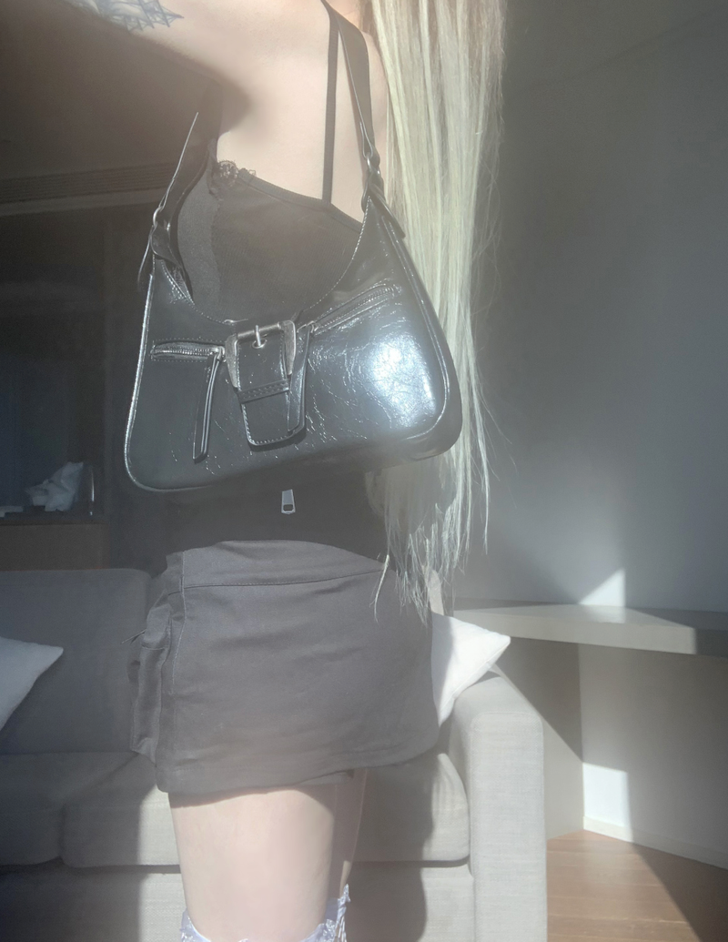 suzen(スゼン)の「West y2k vintage buckle bag (2color)(Bags)」