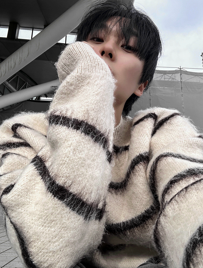COSYHARU(コシハル)の「(24fw) Pinot Mohair Dangara Knitwear(Tops)」