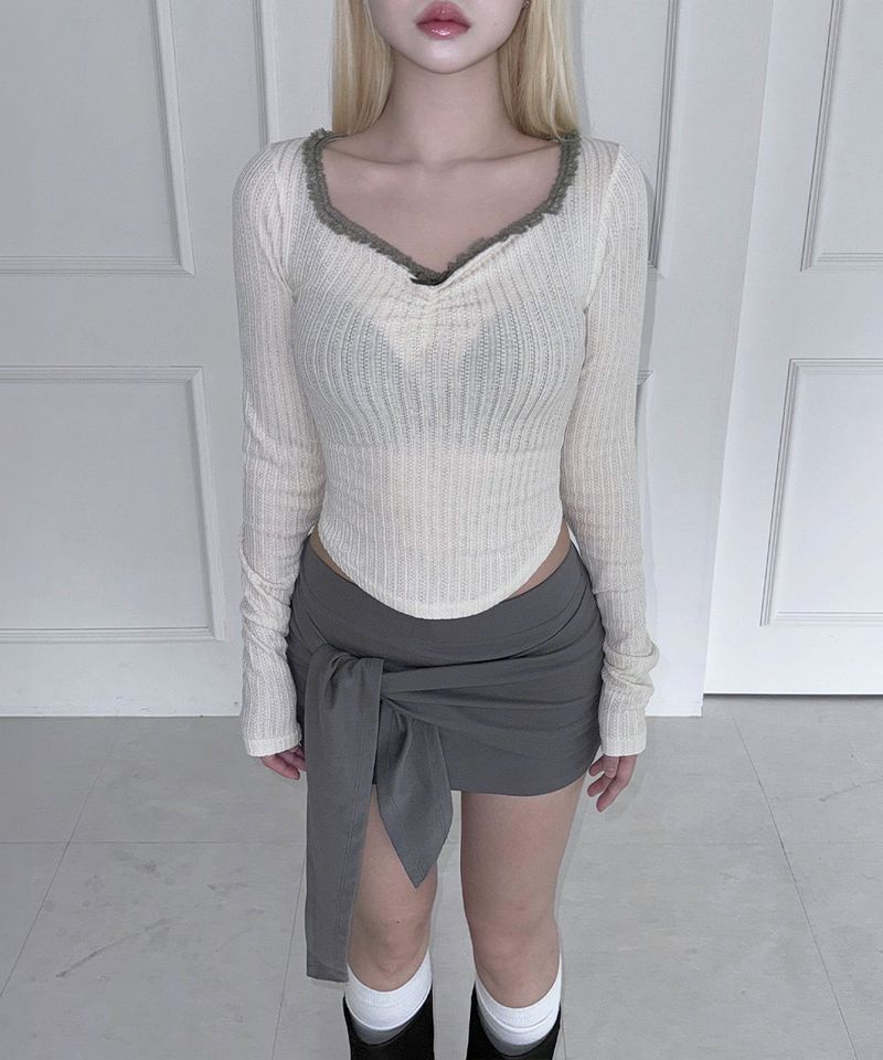 Tying Skirt Pants (2colors)
