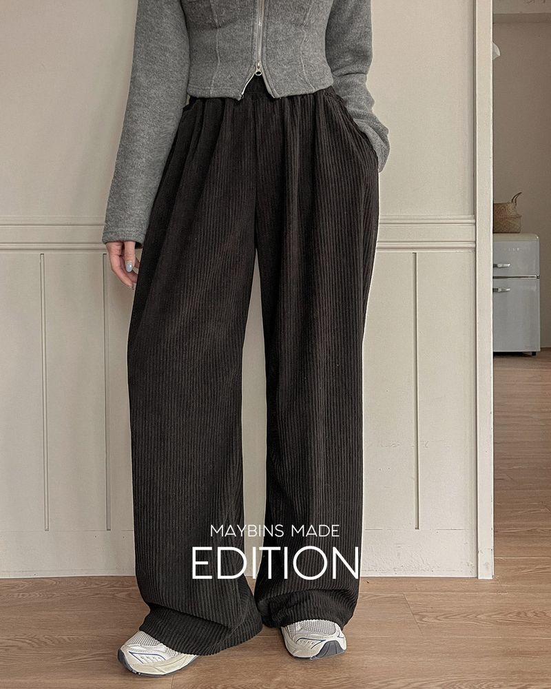【MADE】Corduroy banding pants
