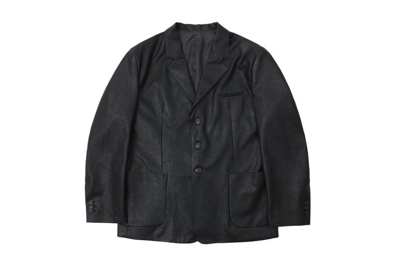 Over Single Leather Jacket (3color)