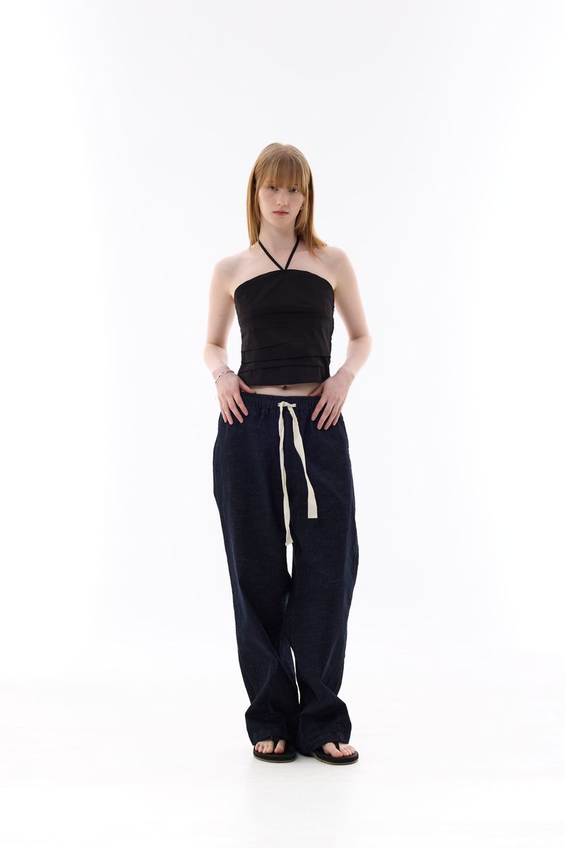 MELLIFLUOUS STRING TUBE TOP / BLACK