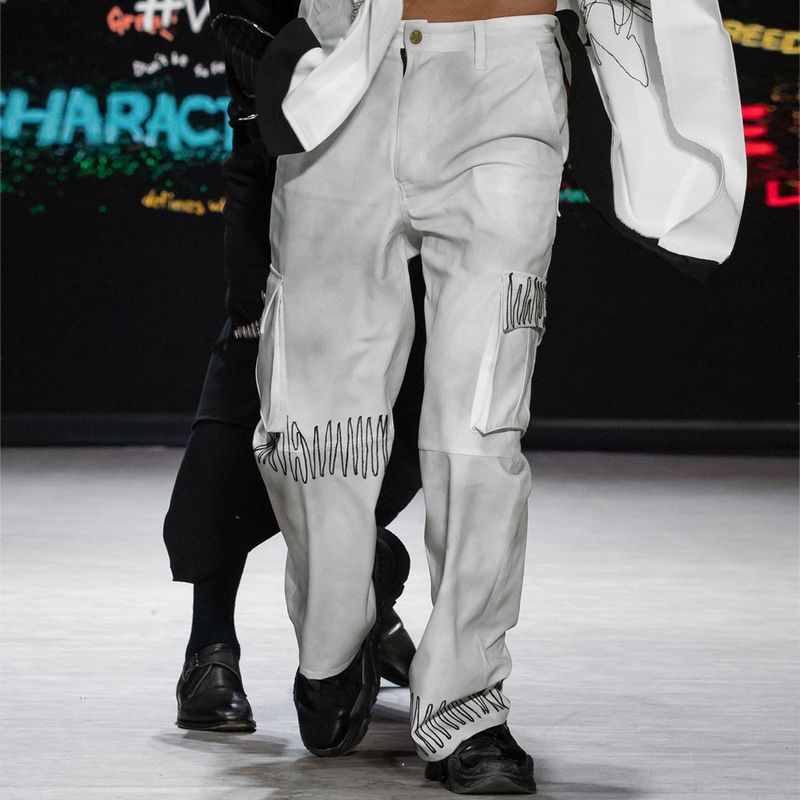#whysocerealz!（ワイソーシリアルズ）の「Suffering to the max Pants（Pants）」