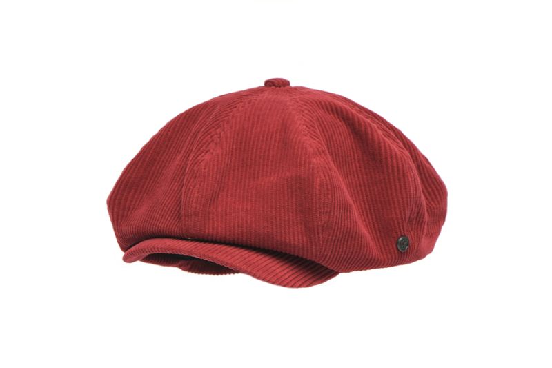MARGOT HAT IN RED CORDUROY