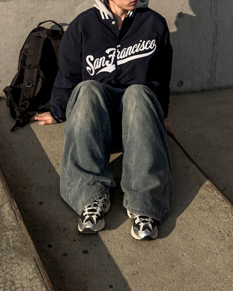 Avan Snap Balloon Fleece Denim