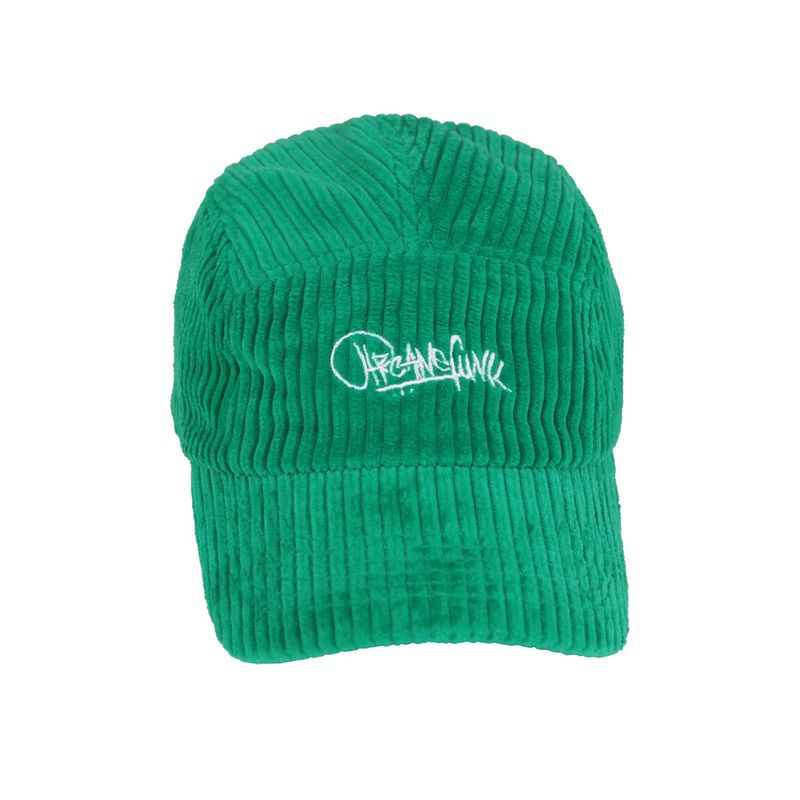 CORDUROY LOGO CAMP CAP green