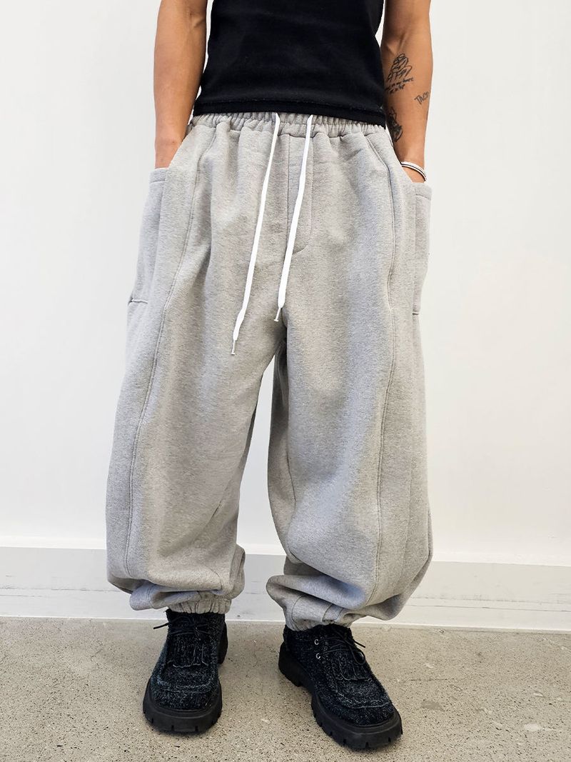 VENTIQUE Wave fleece jogging pants 4color