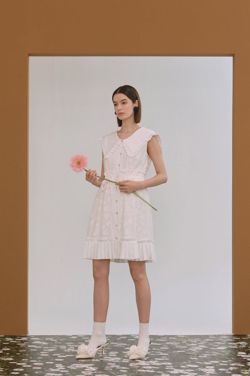 Big collar dress