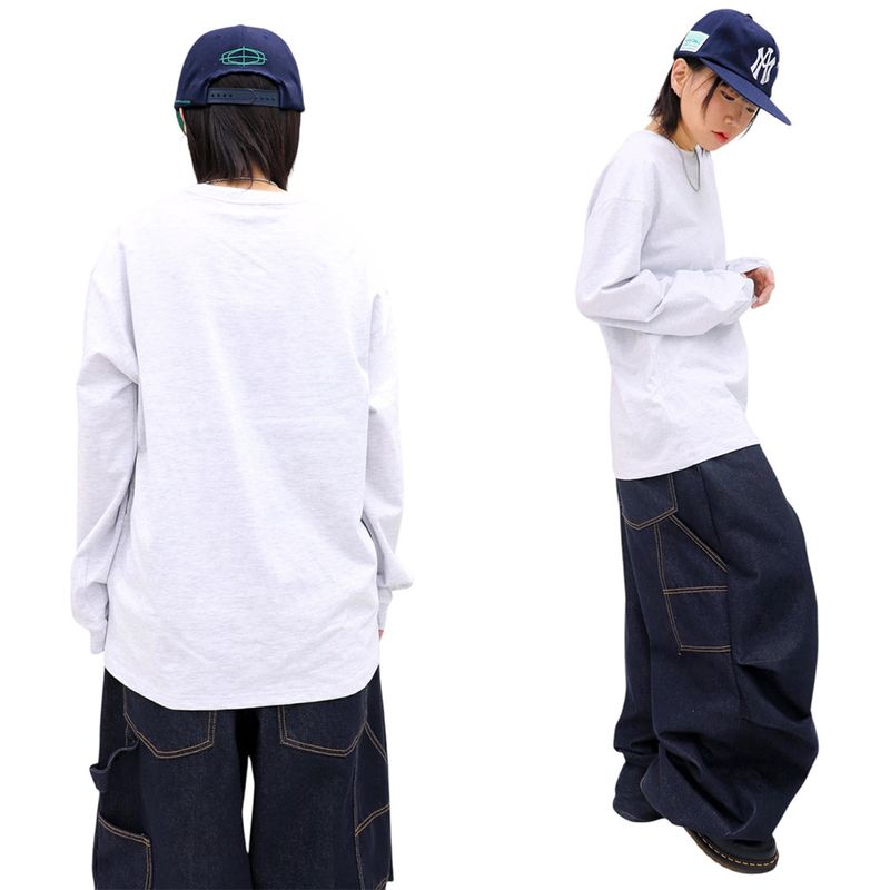 Basic Double Layered Long Sleeve Tee