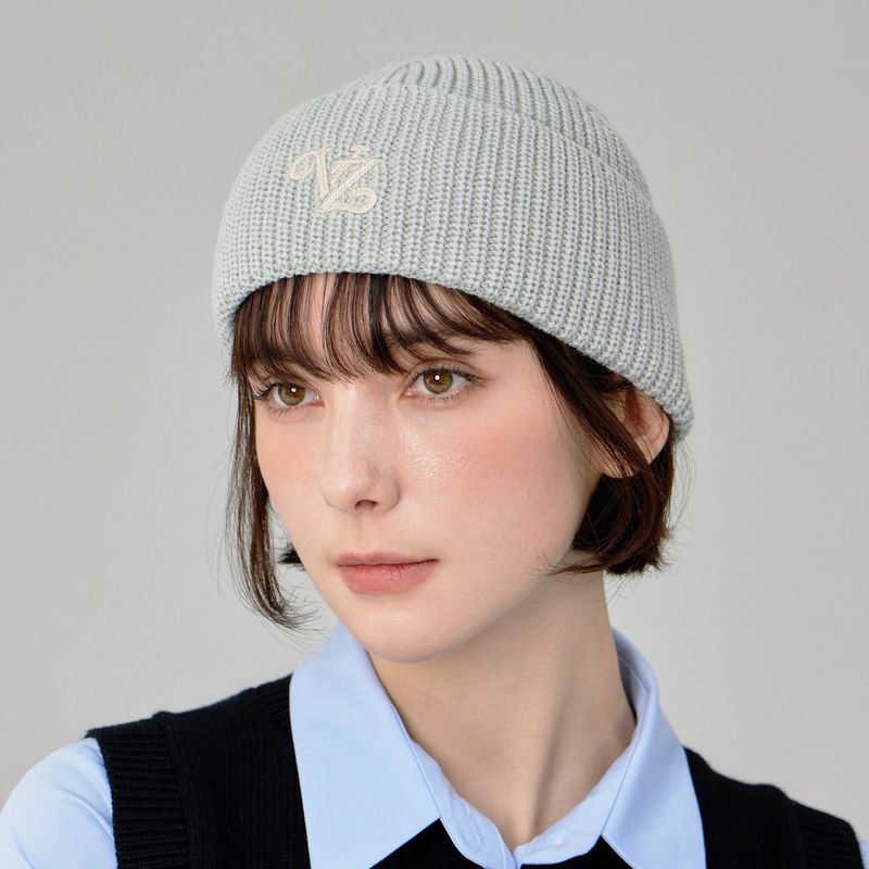 Leaf VZ Logo Washed Beanie / Mint