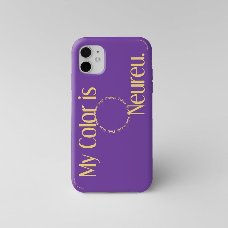 Neureu Studio（ニュールースタジオ）の「My Color Case (Purple Slim Hard)（Smartphone Accessories）」