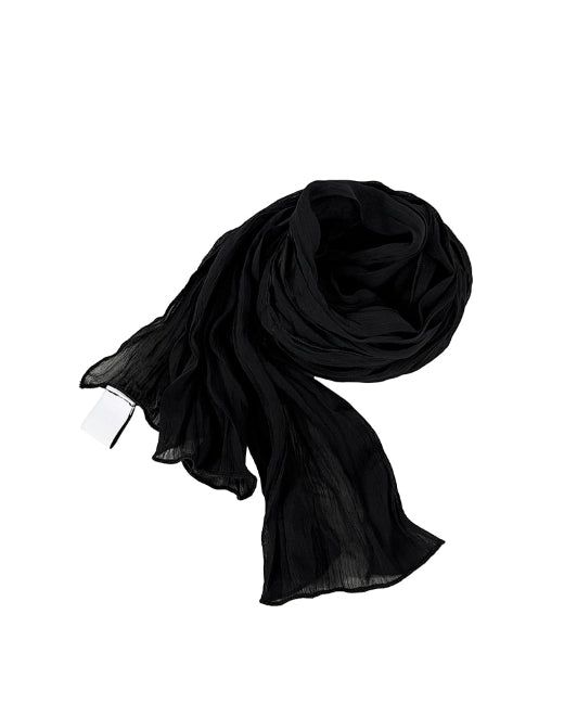 Wrinkle Chiffon Scarf