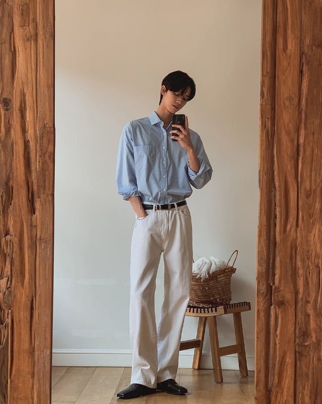 Fate Semi-Wide Cotton Pants