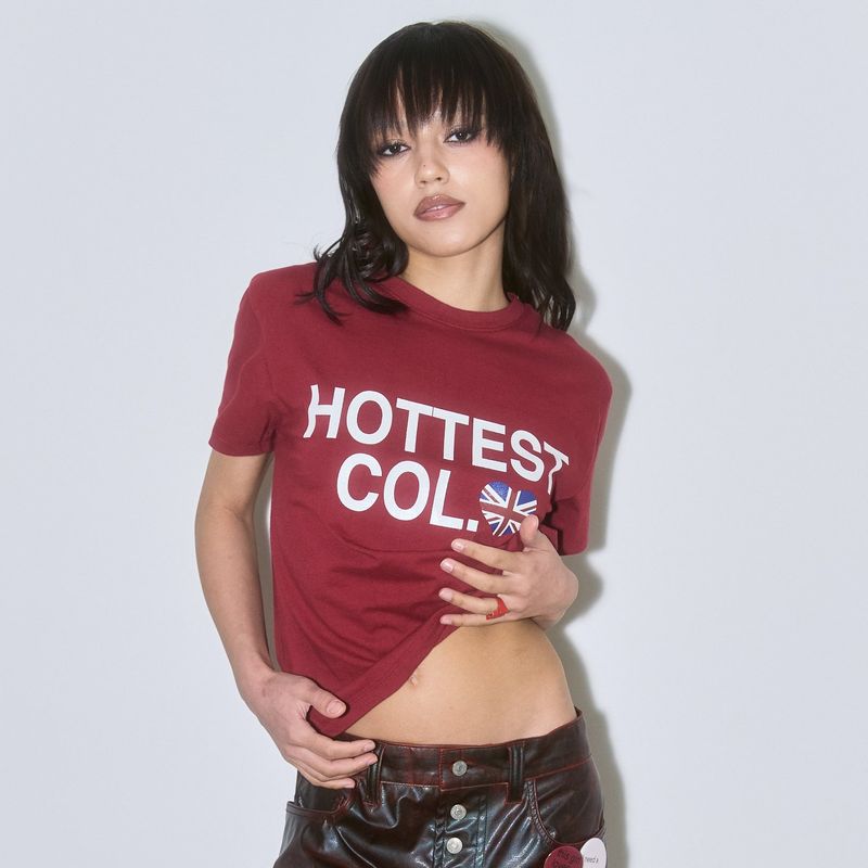 VISUAL COLLECTOR（ビジュアルコレクター）の「Hottest Tシャツ [レッド]（トップス）」