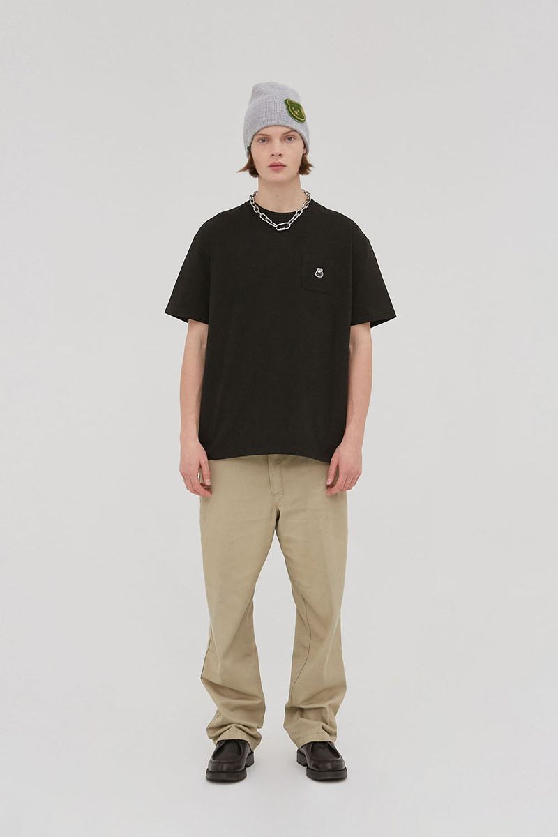 Bear Patch Pocket Tee_Black