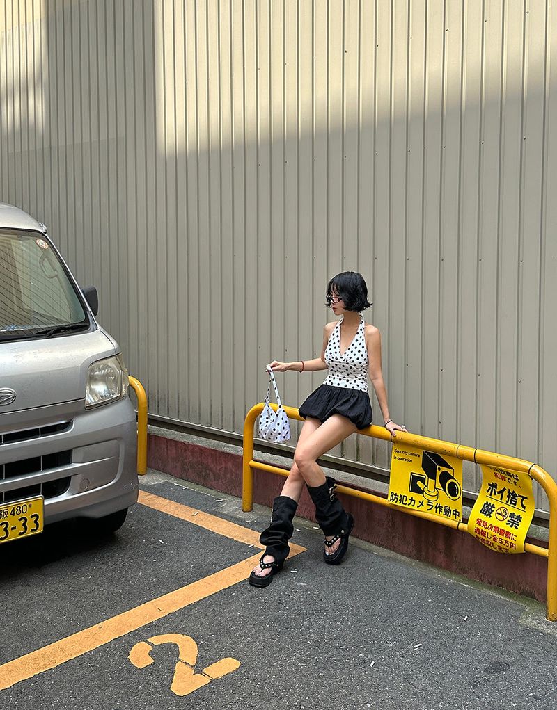 モングルパンプキンバルーンミニショートパンツ