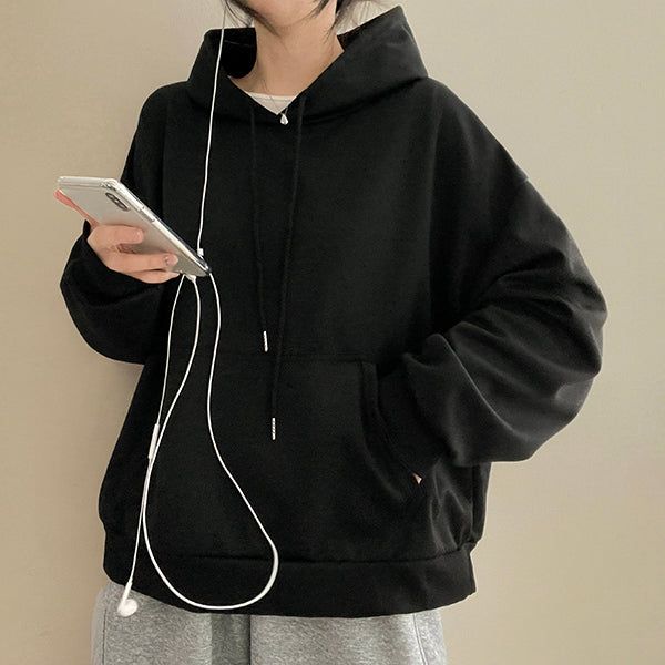 hijjoo（ハイチュー）の「ナデップ無地アバングフーディー（トップス）」