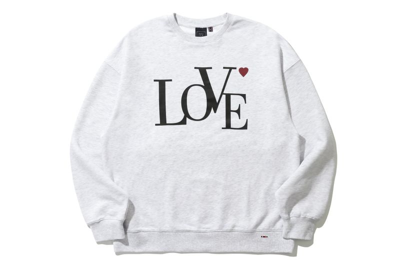 LOVE SWEAT SHIRT_LIGHT GREY