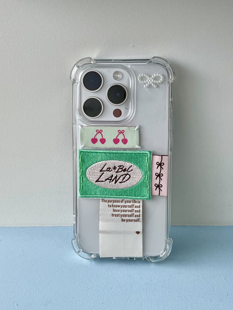KITSCH LABEL PHONECASE (MELON)