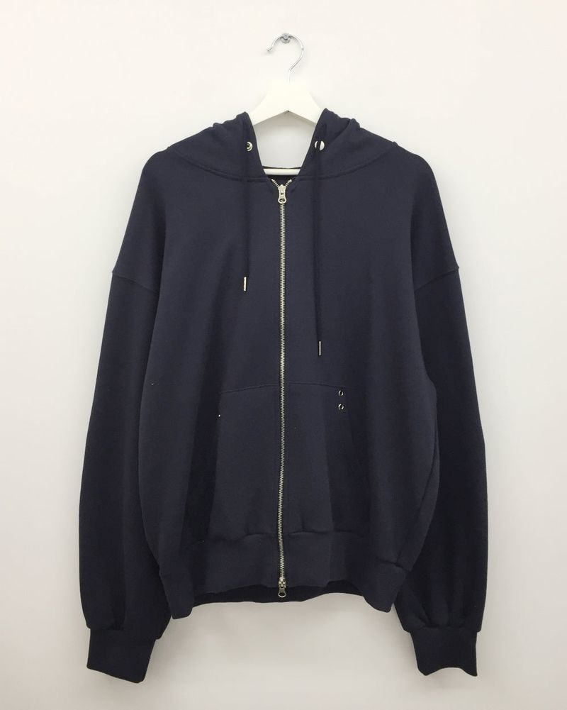 エルボーパッチフードジップアップ (3color)