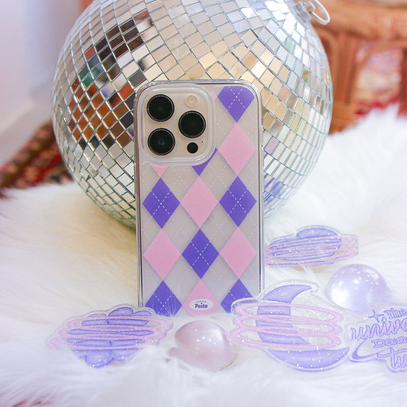【MADE】Argyle Jelly hard Phone case