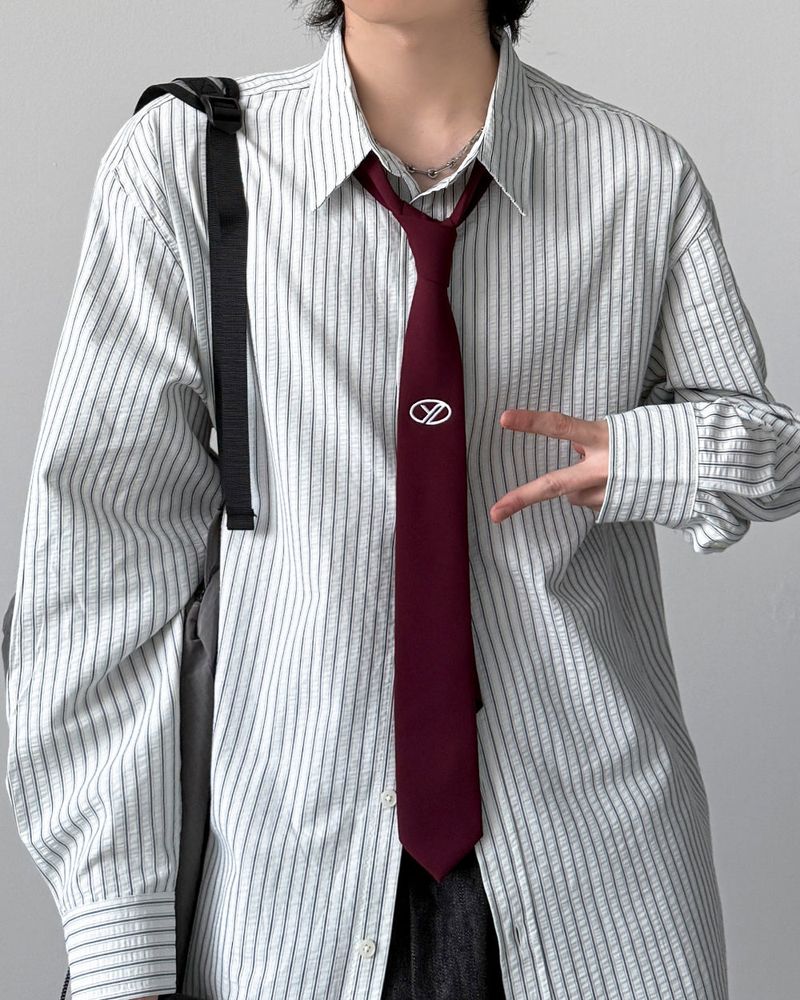 YOURNUS Signature Logo Tie