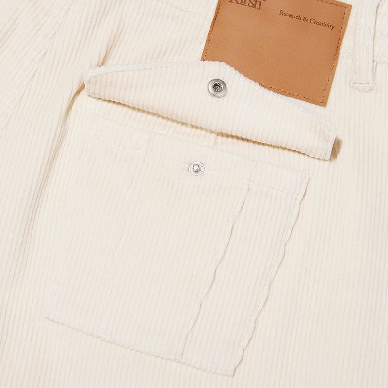CHERRY CORDUROY PANTS [IVORY]