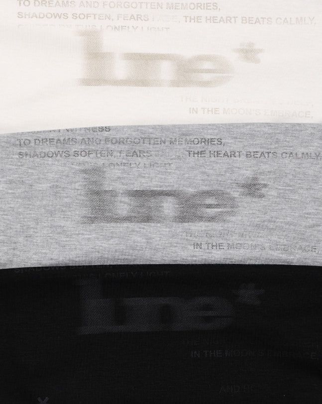 Marron Print Tension Long Sleeve Tee