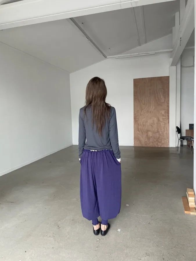 shirring loose pants