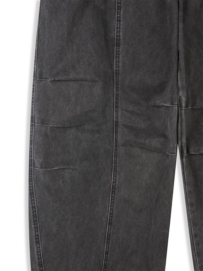 Dyeing washed panel pants
