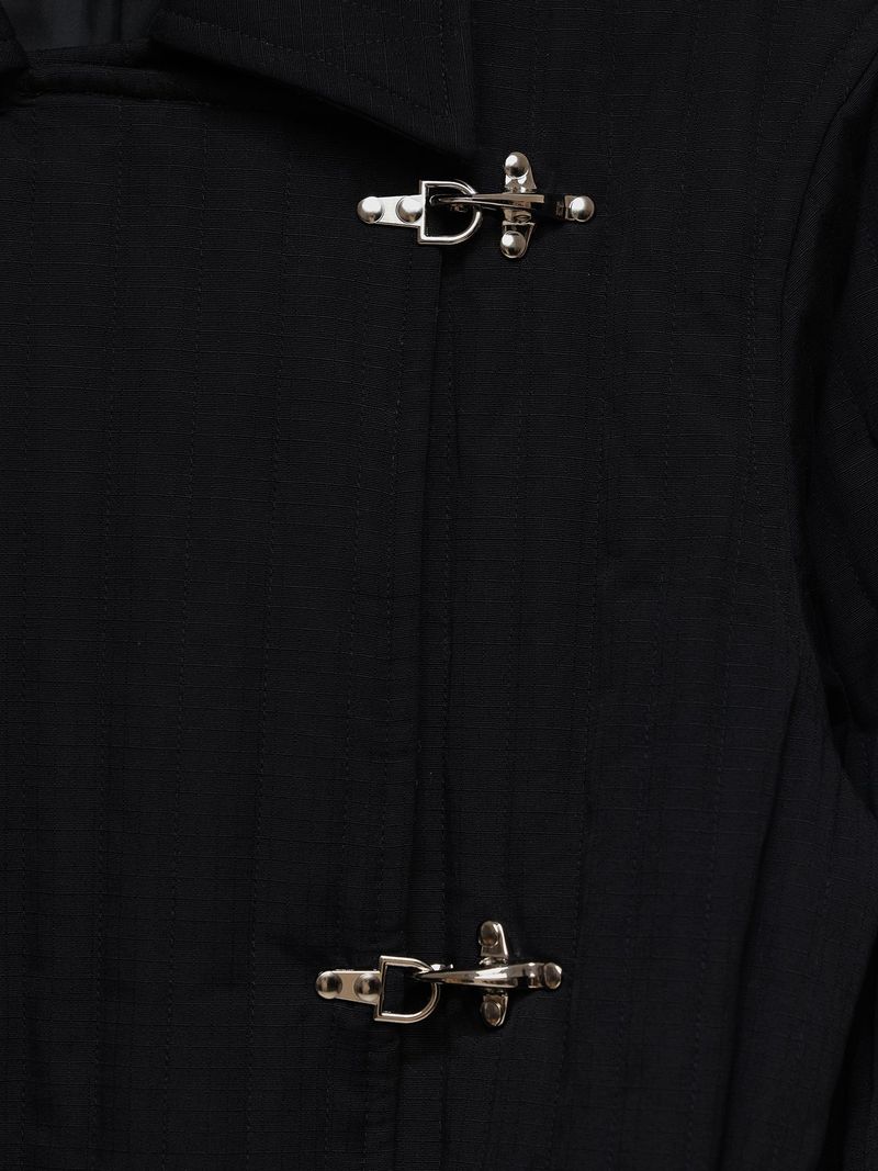 6CRAYON Quilted Knee-Length Lobster-Clasp Structured Overcoat