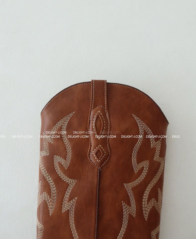 Western Ethnic Embroidered Long Boots
